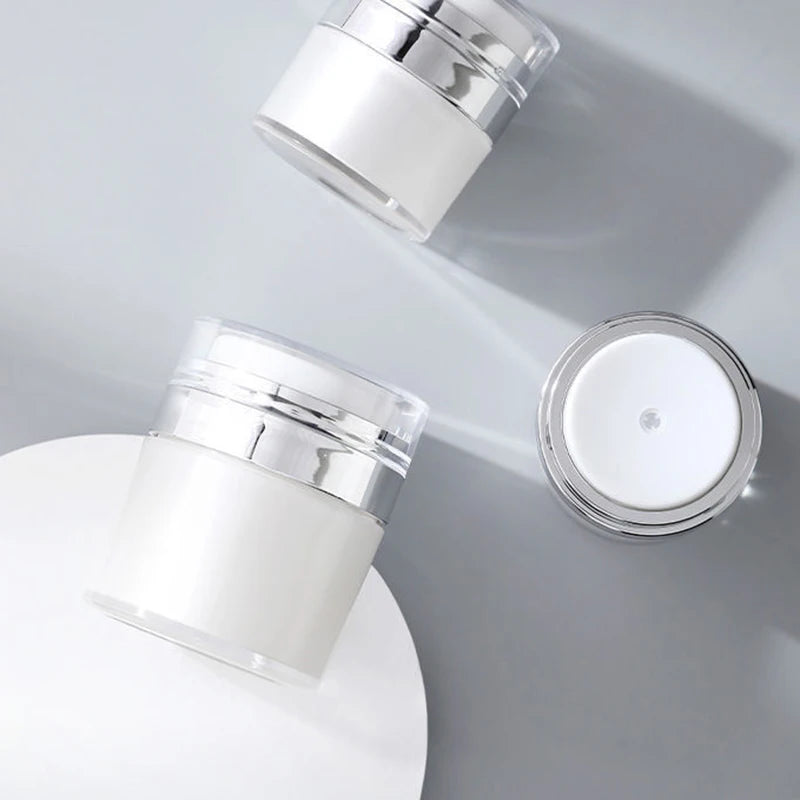 15/30/50Ml Dispensing Bottle Vacuum Design Cream Bottle Refillable Press Type Moisturizer Pump Dispenser Airless Pump Jar