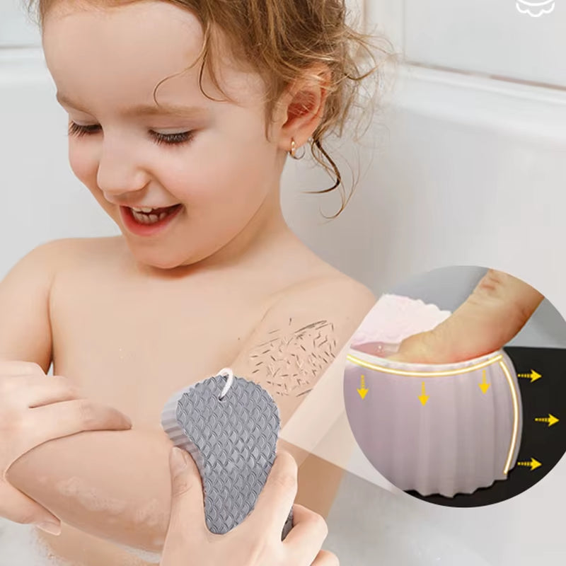 1 Pcs Magic Sponge Children Bath Sponge Body Dead Skin Remover Exfoliating Massager Cleaning Shower Brush Peeling Sponge