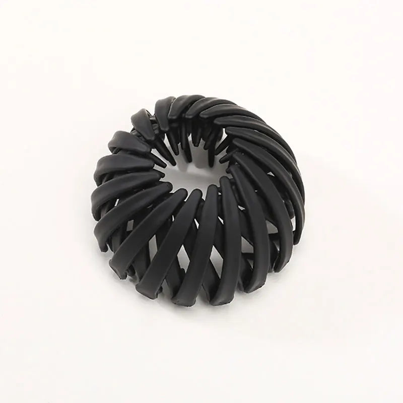 Korean Style Hair Claw Clips Horsetail Buckle Hair Clips for Women Bird Nest Expanding Hair Accessories Matte Hairpins Bun