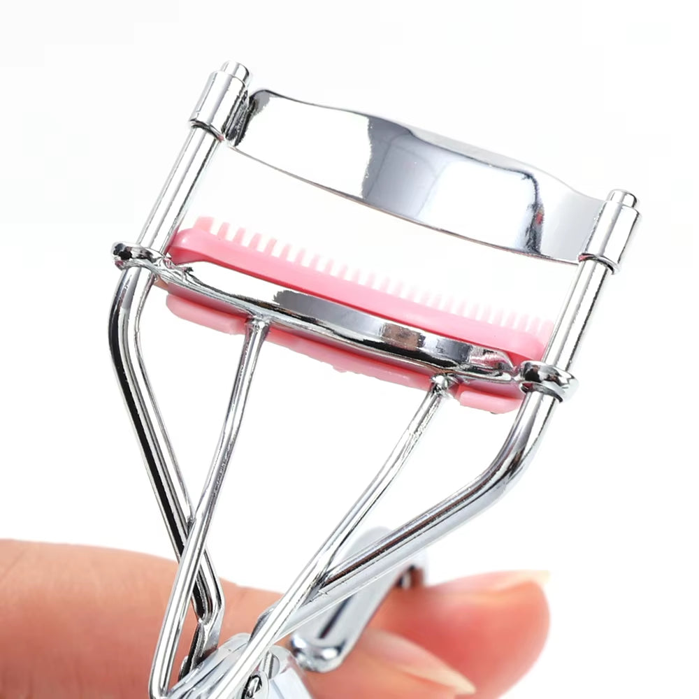 Eyelashes Curler with Built in Comb Separated Eyelash Curler Crimp-Free Lashes Stainless Steel Eyebrow Razor Eyelash Eye Makeup