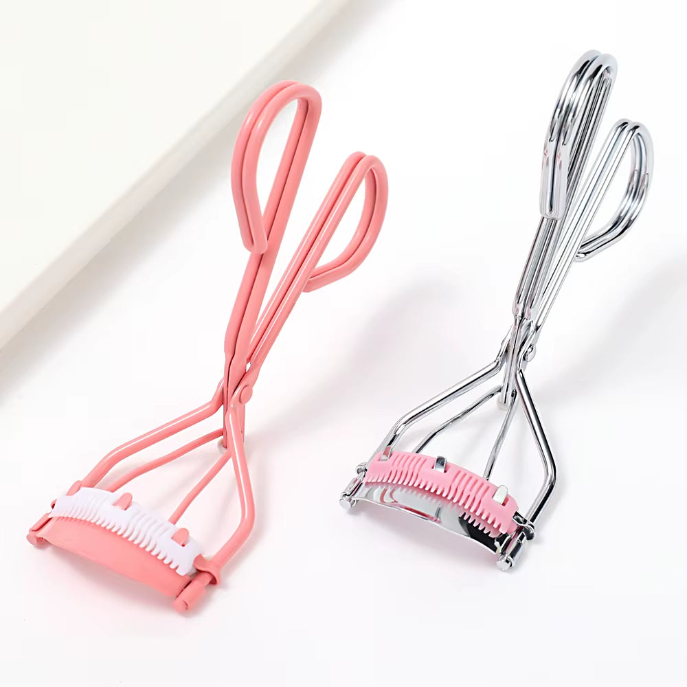 Eyelashes Curler with Built in Comb Separated Eyelash Curler Crimp-Free Lashes Stainless Steel Eyebrow Razor Eyelash Eye Makeup